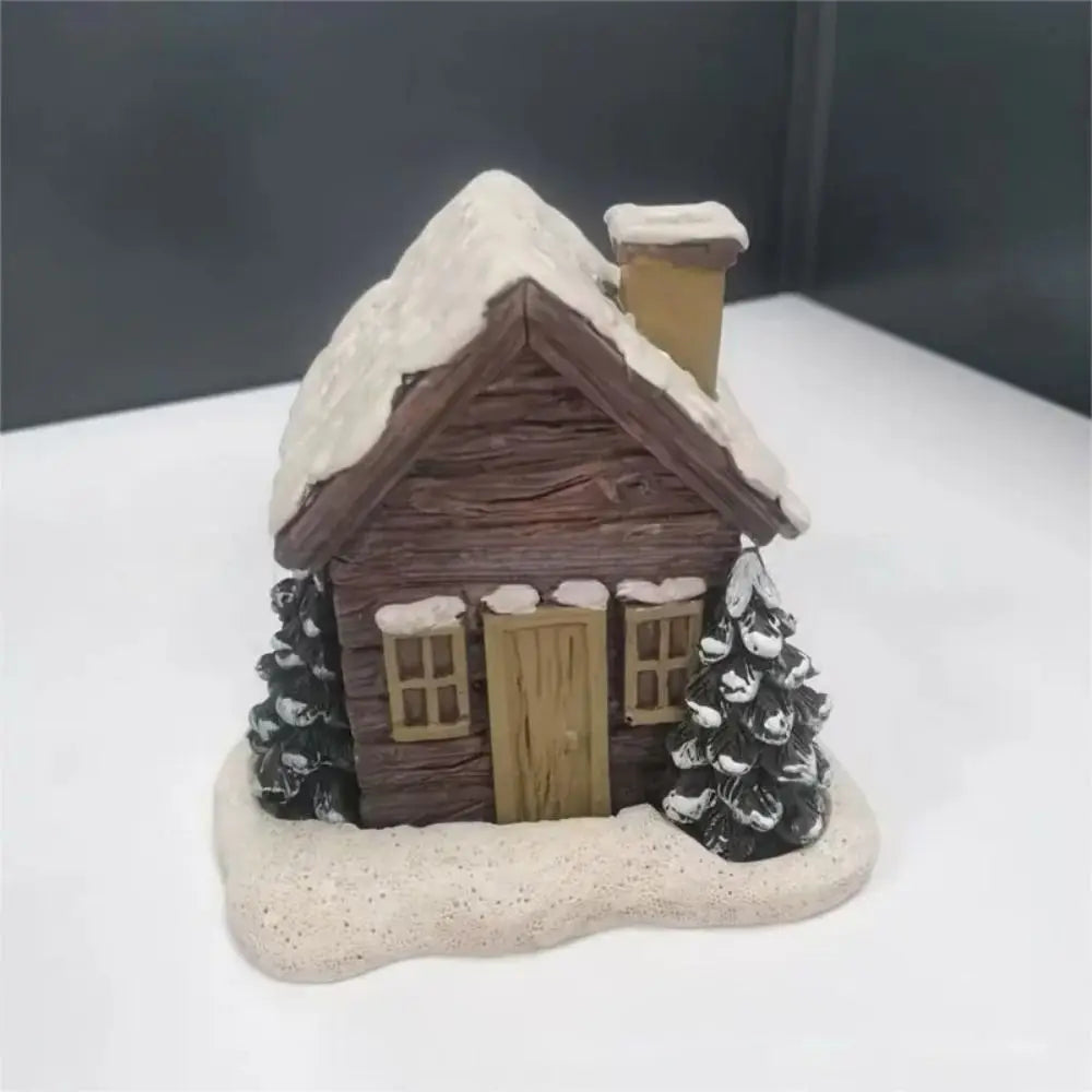 Świąteczny domek z kominem – kominek na kadzidełka